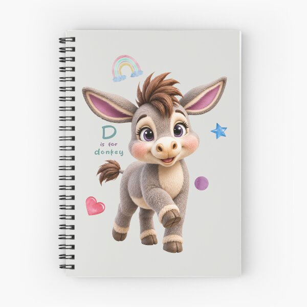 Item preview, Cute Donkey Alphabet Letter D Animal Kids Toddler Design | Preschool Shirts designed and sold by SassiBermark.