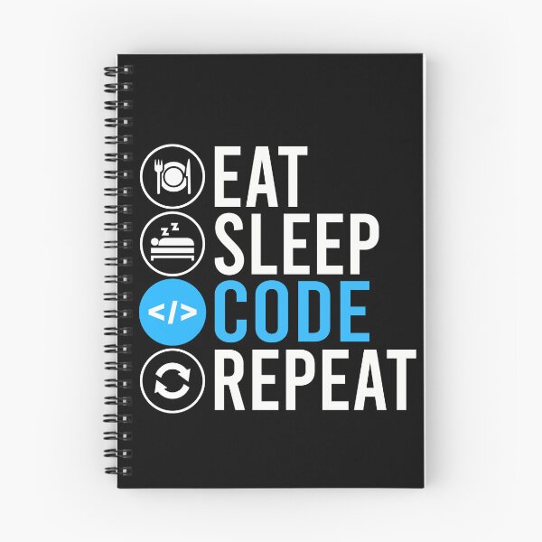 Item preview, Eat Sleep Code Repeat Funny Programming designed and sold by teeperfect.