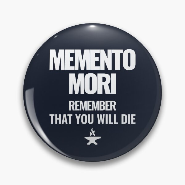 Item preview, Memento Mori - Bold Stoic Quote - Light Version designed and sold by Stoic Core.