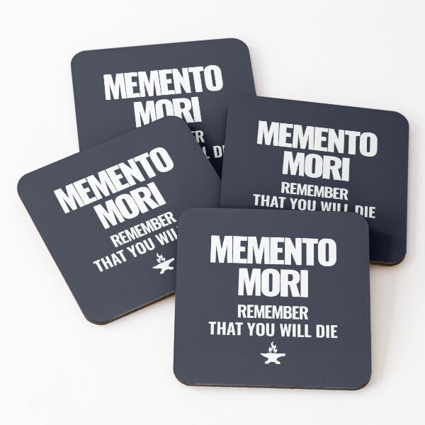 Item preview, Memento Mori - Bold Stoic Quote - Light Version designed and sold by Stoic Core.