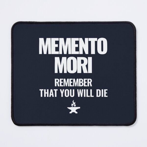 Item preview, Memento Mori - Bold Stoic Quote - Light Version designed and sold by Stoic Core.
