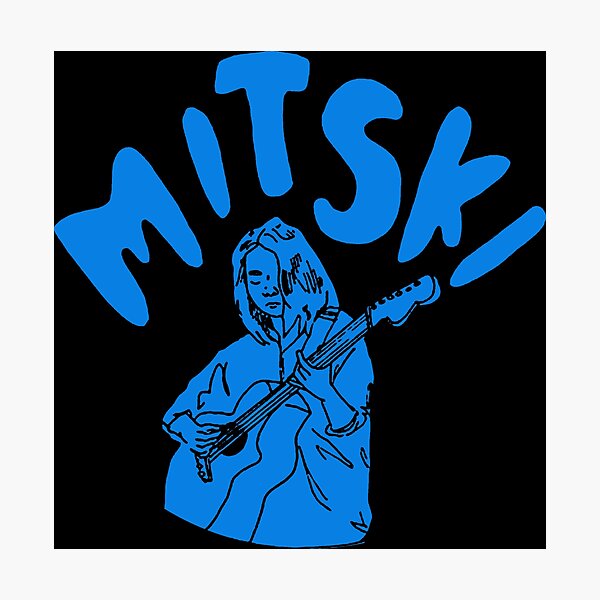 Item preview, Blue Guitar Alternative Rock Singer designed and sold by AlmostTittle.
