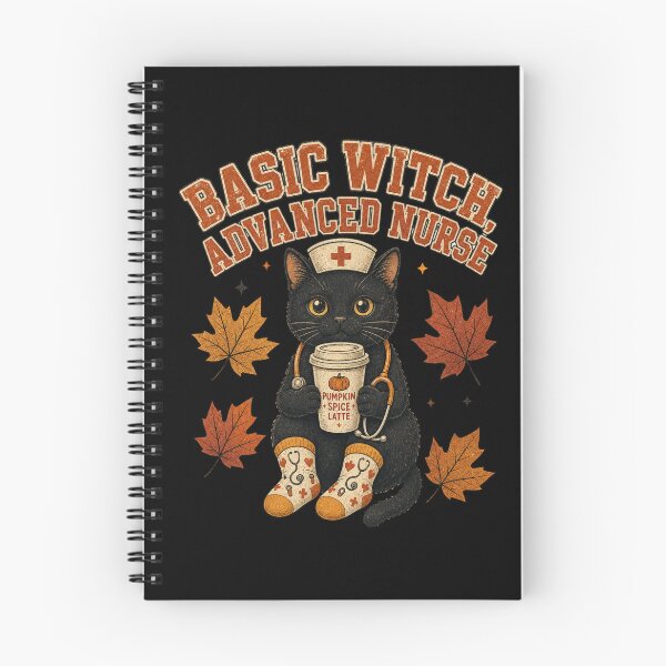 Item preview, Basic Witch Advanced Nurse Shirt, Comfort Colors® Black Cat Halloween Tee, Funny Nurse Latte Graphic designed and sold by TshirtsLabs.