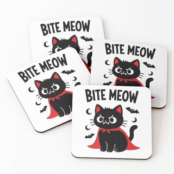 Item preview, Bite Meow Vampire Cat T-shirt. designed and sold by Nuttajak.
