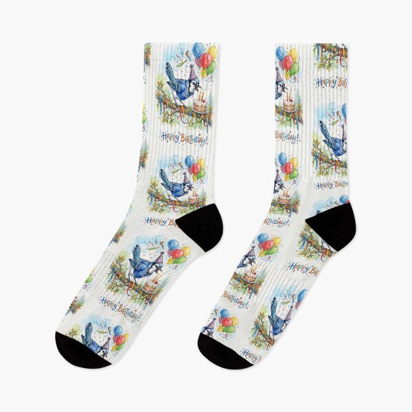 Item preview, Blue Jay Happy Birthday designed and sold by Roy & Tiffany.