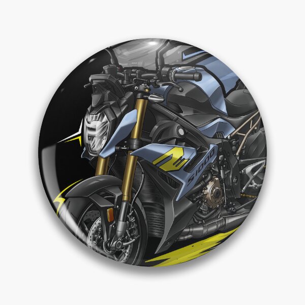 Artikelvorschau, Motorrad S1000RR 2023-2024 Bluestone Metallic für Motorradfahrer entworfen und verkauft von MotoApparelHub.