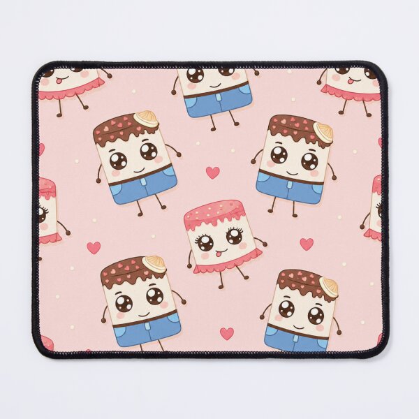 Item preview, Cute Kawaii Marshmallow Pattern Illustration designed and sold by suha-art.
