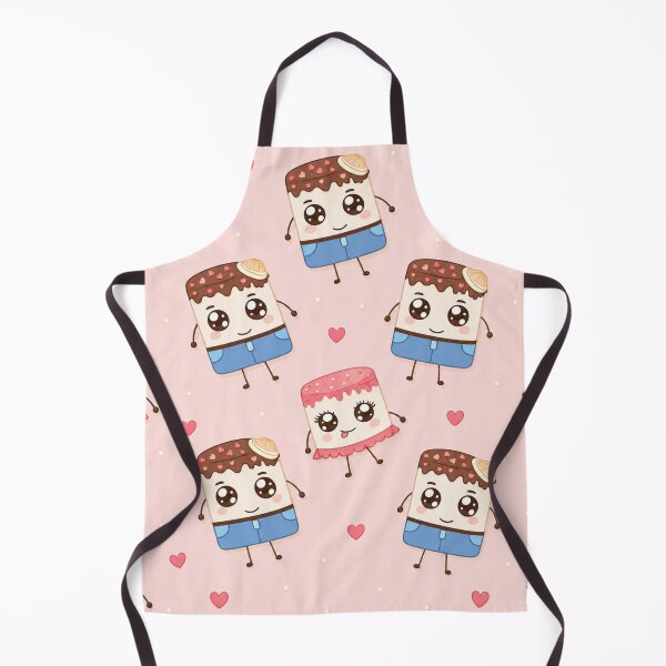 Item preview, Cute Kawaii Marshmallow Pattern Illustration designed and sold by suha-art.