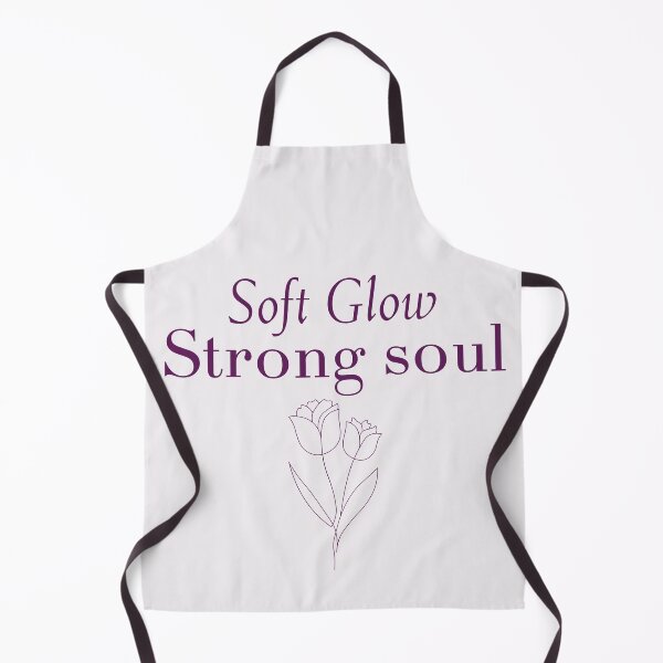 Item preview, Soft Glow Strong Soul | Deep Violet Tulip Line Art & Serif Typography designed and sold by Sparkle First Co..
