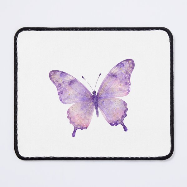 Item preview, Pegatina de mariposa de acuarela morada designed and sold by BRIGHT LITTLE STUDIO.