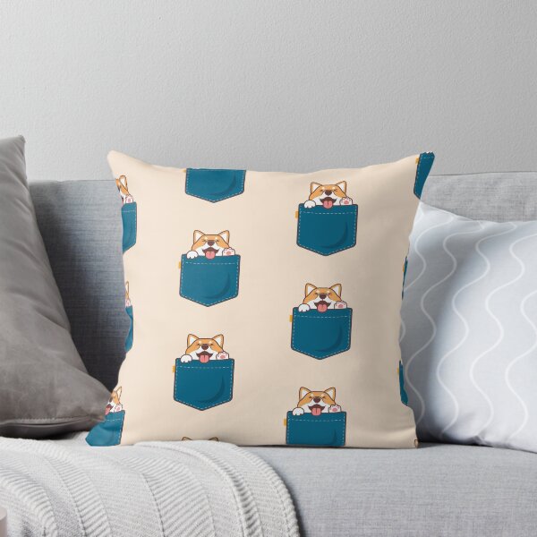 Item preview, Cute Pocket Dog Kawaii Cartoon Illustration designed and sold by Hakubiya.