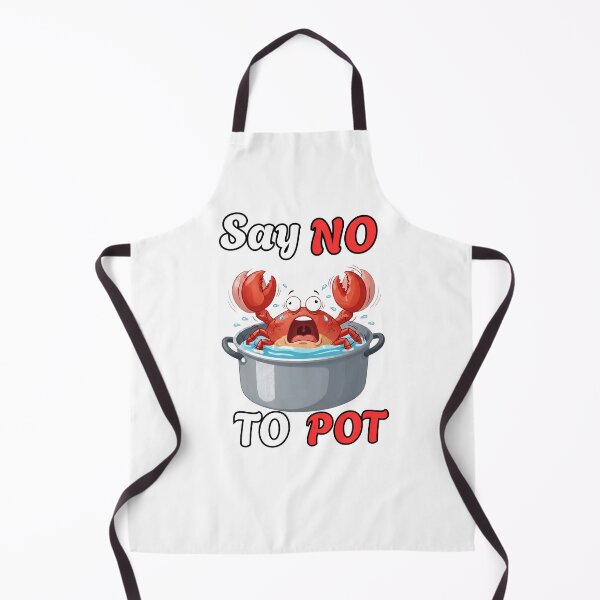 Item preview, Say No To Pot Funny Crab Designe designed and sold by AMCreatix.