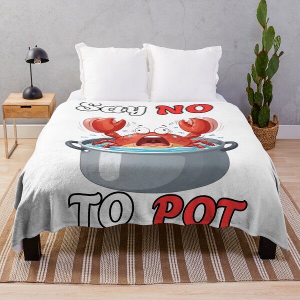 Item preview, Say No To Pot Funny Crab Designe designed and sold by AMCreatix.