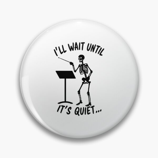 Item preview, i'll wait until it's quiet – funny music teacher skeleton designed and sold by DanielFrank9.