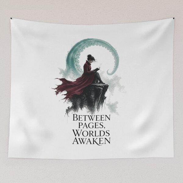 Item preview, Lovecraft Between Pages, Worlds Awaken - Dark Reader designed and sold by Fenay Designs.