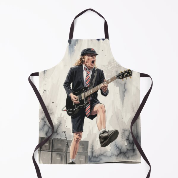 Item preview, AC/DC guitarist Angus Young  designed and sold by KapowStickers.