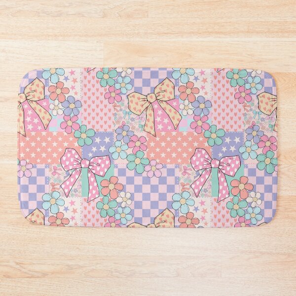 Item preview, Coquette Bow Floral Patchwork designed and sold by CreativeDraws42.