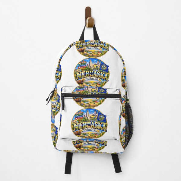 Item preview, Nebraska Good Life Travel Doodle designed and sold by Awarrie.