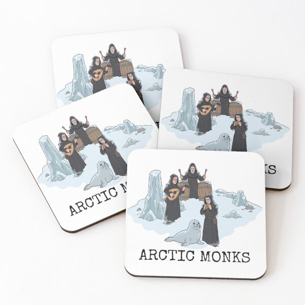 Item preview, Arctic Monks Funny Indie Rock Band Parody designed and sold by StoatandWeasel.