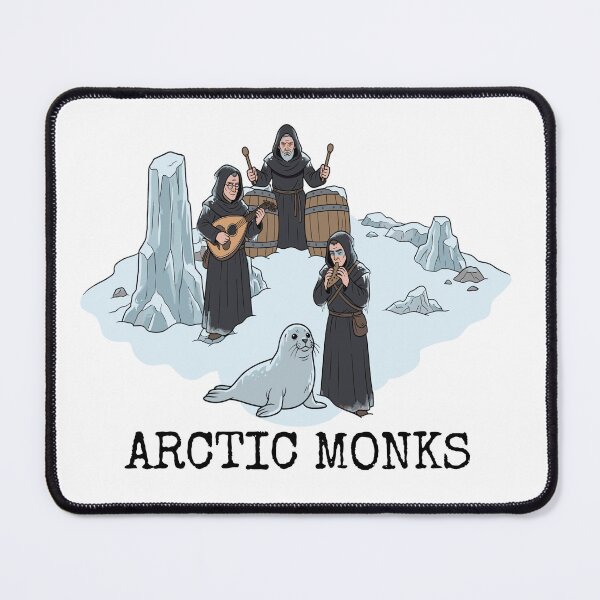 Item preview, Arctic Monks Funny Indie Rock Band Parody designed and sold by StoatandWeasel.