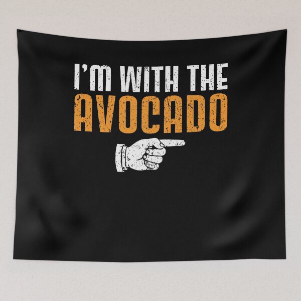 Item preview, I'm With The AVOCADO Matching Couple Halloween designed and sold by mdmahabubur.