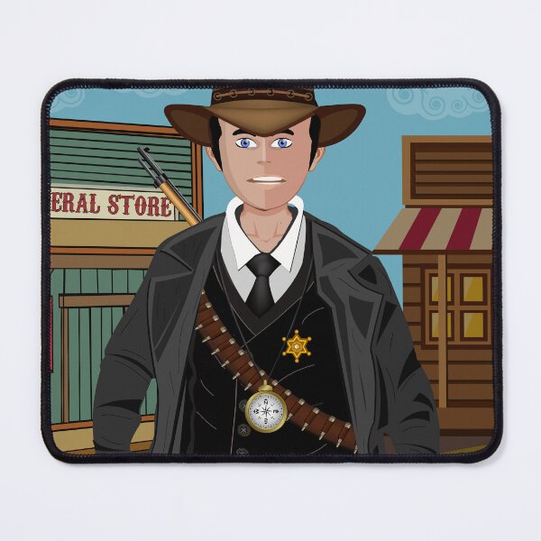 Item preview, The High Plains Marshal Vintage Wild West Outlaw Vector Art designed and sold by OutlawsDesign26.