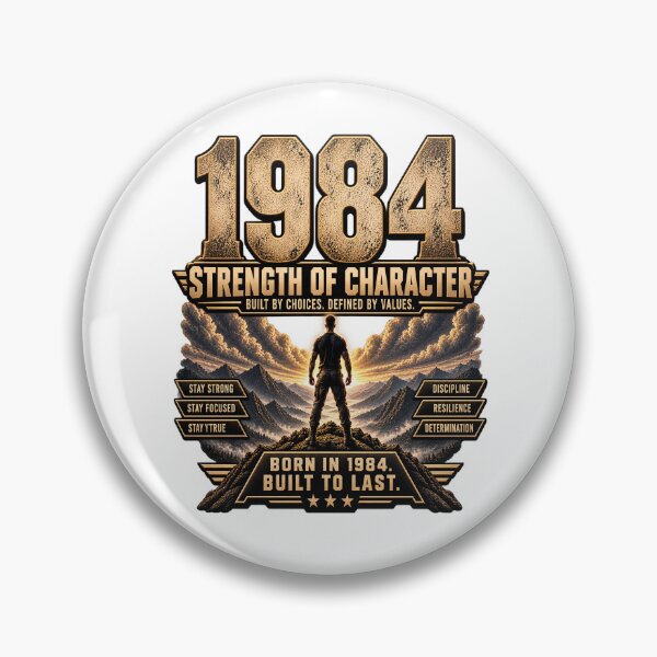 Item preview, Born in 1984 Strength of Character designed and sold by JMDG Studio.
