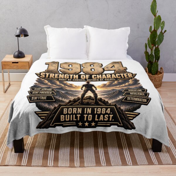 Item preview, Born in 1984 Strength of Character designed and sold by JMDG Studio.