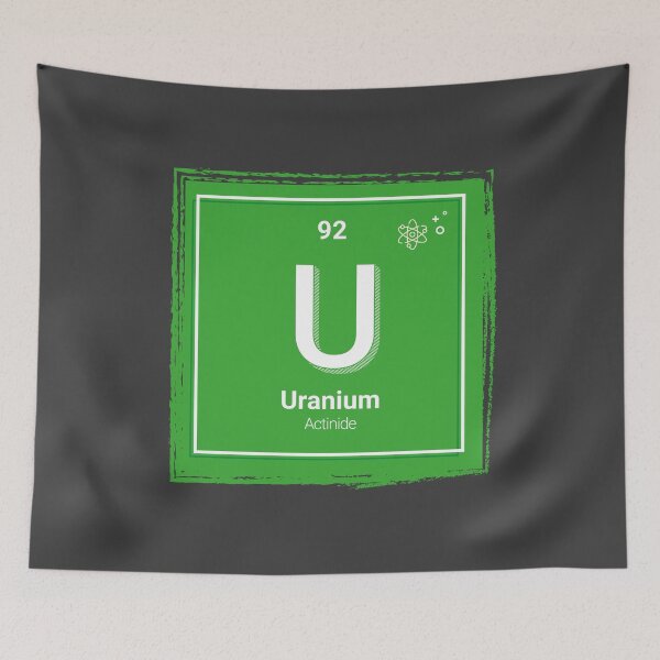 Item preview, Uranium Element Periodic Table Science Design designed and sold by Hakubiya.