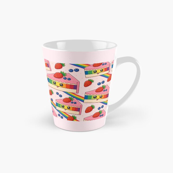 Item preview, Cute Kawaii Rainbow Layer Cake Pattern Illustration designed and sold by suha-art.