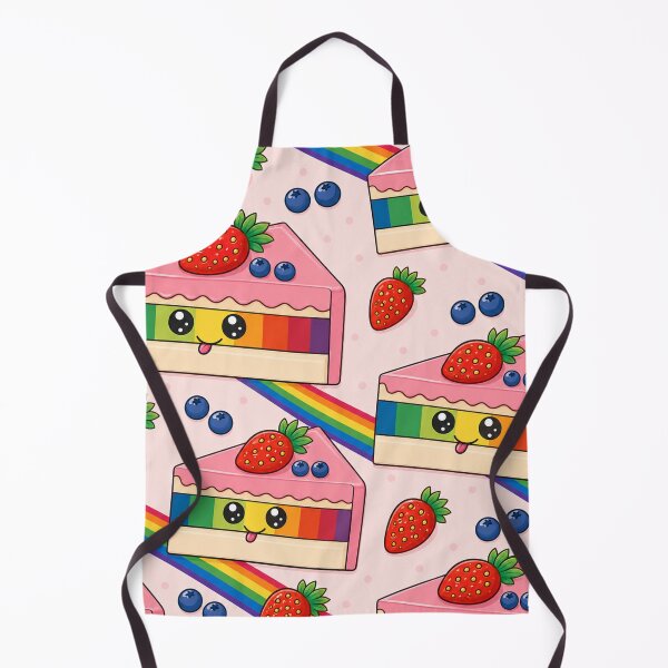 Item preview, Cute Kawaii Rainbow Layer Cake Pattern Illustration designed and sold by suha-art.