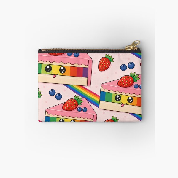 Item preview, Cute Kawaii Rainbow Layer Cake Pattern Illustration designed and sold by Suha Design Studio.