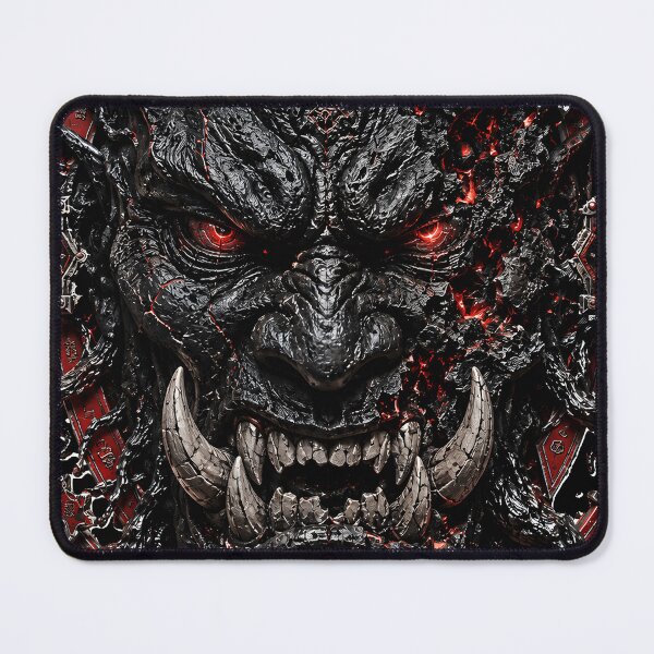 Item preview, Oni Mask Curse Seal - Japanese Demon Yokai Gothic Art designed and sold by MouradStudio.