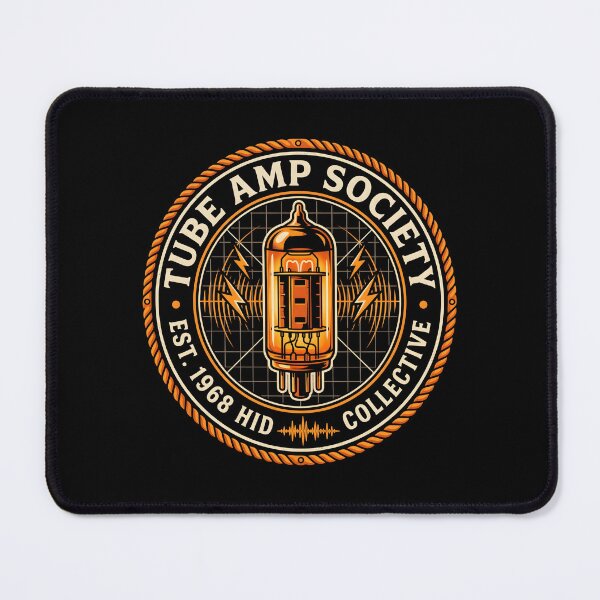 Item preview, Vintage Tube Amplifier - Audiophile Music Producer Retro Audio Emblem designed and sold by SplashTastic.