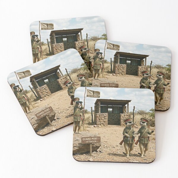 Item preview, Meerkats on guard designed and sold by Mplayz.