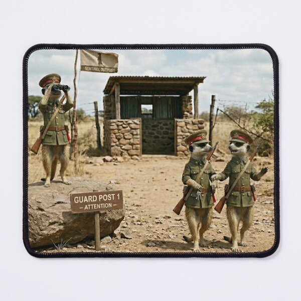 Item preview, Meerkats on guard designed and sold by Mplayz.