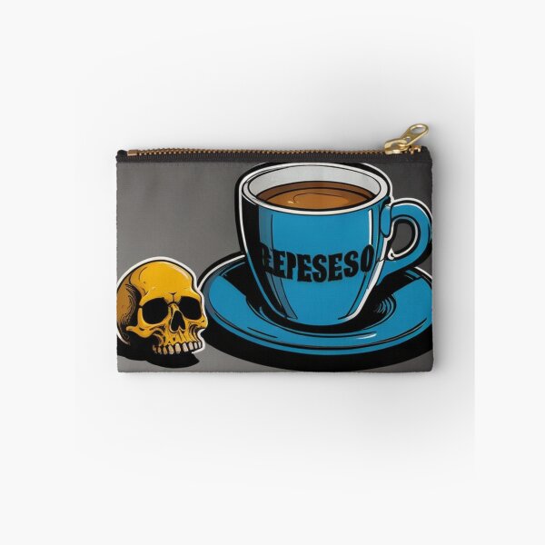 Item preview, More Espresso Less Depresso Coffee Sticker Wall Art | Minimalist Anime Illustrat designed and sold by Joy-boy-op.