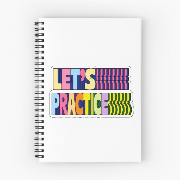 Item preview, lets practice white designed and sold by elizmusicmaker.