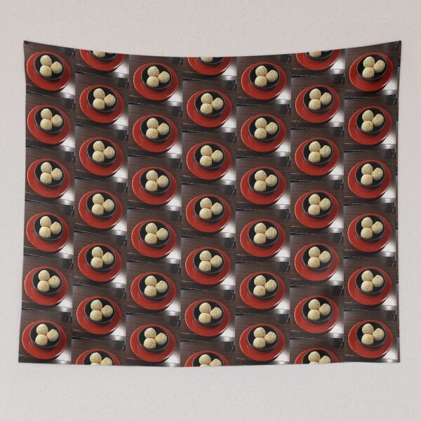 Item preview, Sesame Seed Ball Pastry Art Print designed and sold by KaleChub.