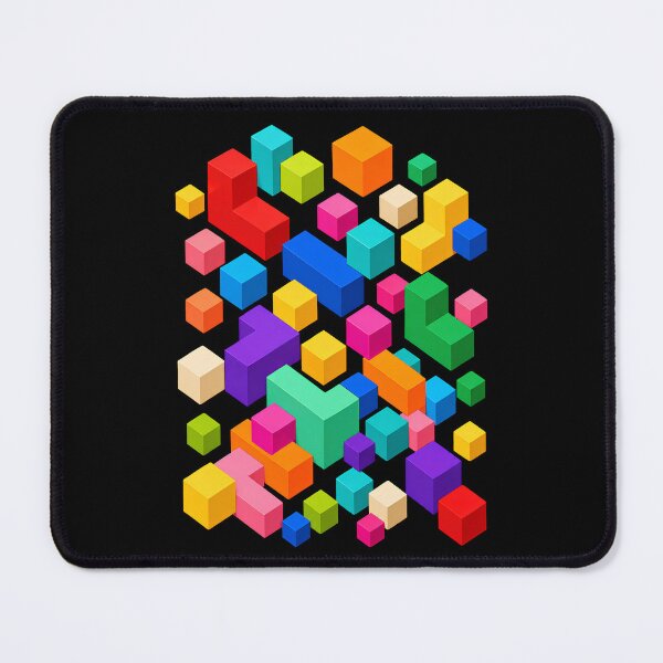Item preview, Vivid Blockscape designed and sold by abstractengine.