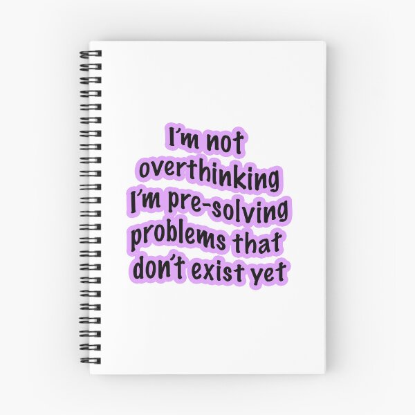 Item preview, I'm not overthinking designed and sold by VeryMuchOnline.