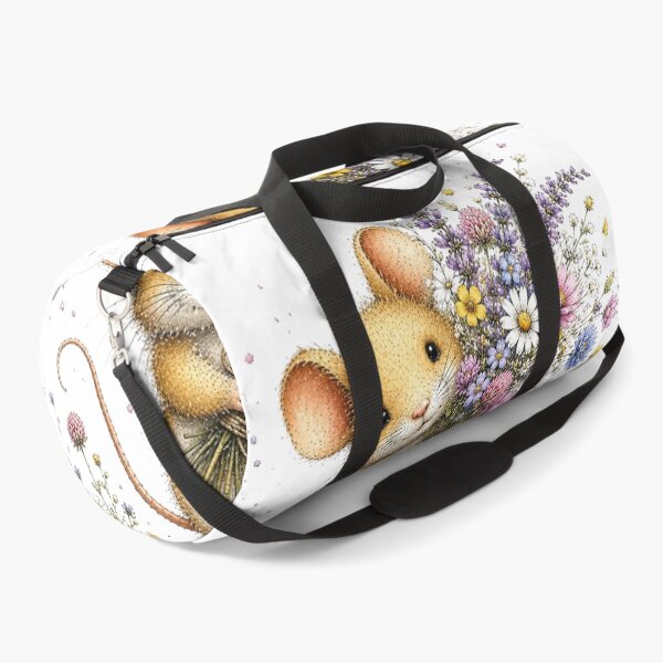 Item preview, Cute Mouse and Wildflowers designed and sold by PetalGarden.