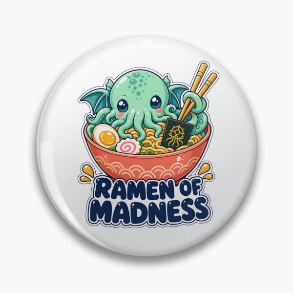 Item preview, Lovecraft Ramen of Madness - Cute Cthulhu Bowl designed and sold by Fenay Designs.