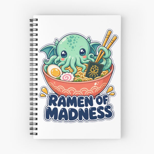 Item preview, Lovecraft Ramen of Madness - Cute Cthulhu Bowl designed and sold by Fenay Designs.
