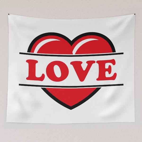 Item preview, Heart / Love (Present / Gift / Red 2C) designed and sold by MrFaulbaum.