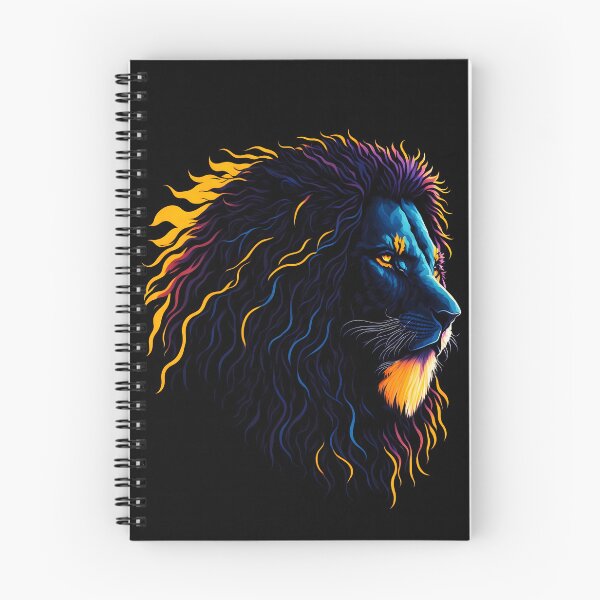 Item preview, Neon Lion Art | Majestic King of Beasts Digital Artwork | Dark Aesthetic Wildlife Design designed and sold by Pixel Rush.