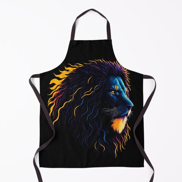 Item preview, Neon Lion Art | Majestic King of Beasts Digital Artwork | Dark Aesthetic Wildlife Design designed and sold by Pixel Rush.
