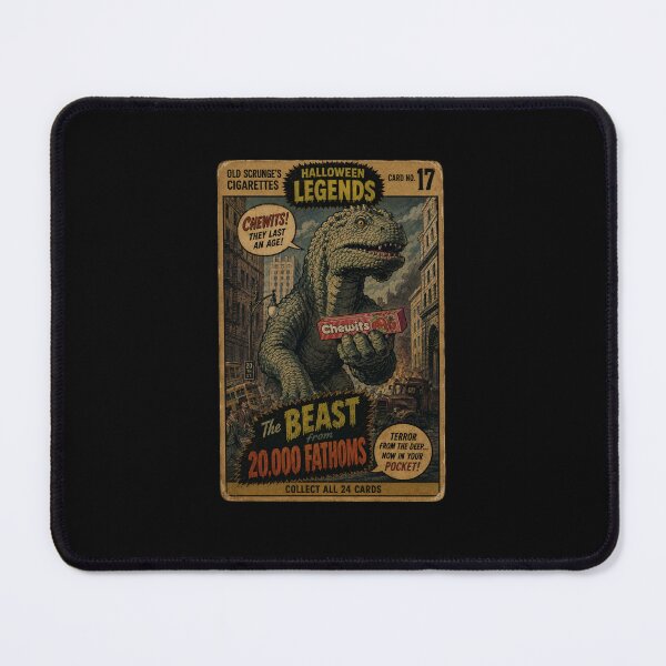 Item preview, The Beast from 20,000 Fathoms - Halloween Trading Cards designed and sold by halibutgoatramb.