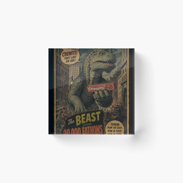 Item preview, The Beast from 20,000 Fathoms - Halloween Trading Cards designed and sold by halibutgoatramb.