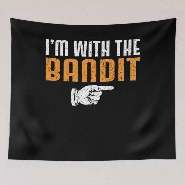 Item preview, I'm With The BANDIT Matching Couple Halloween designed and sold by mdmahabubur.